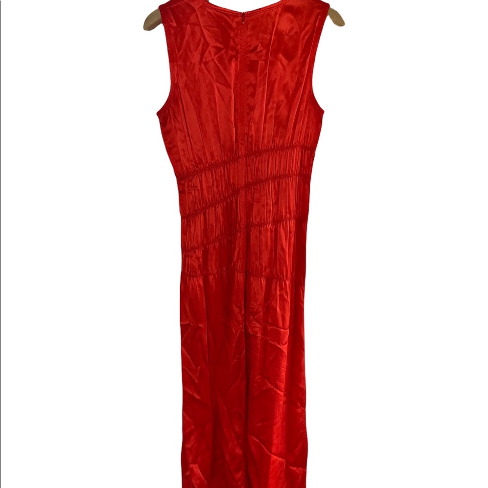 Helmut Lang Red Silk Dress